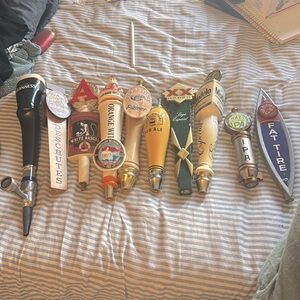 Bundle of 10 Beer Tap Handles.